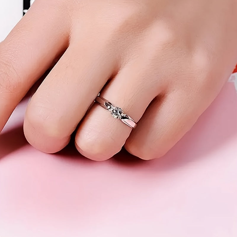 Serelina | Women's Classic Zirconia Ring | Silver