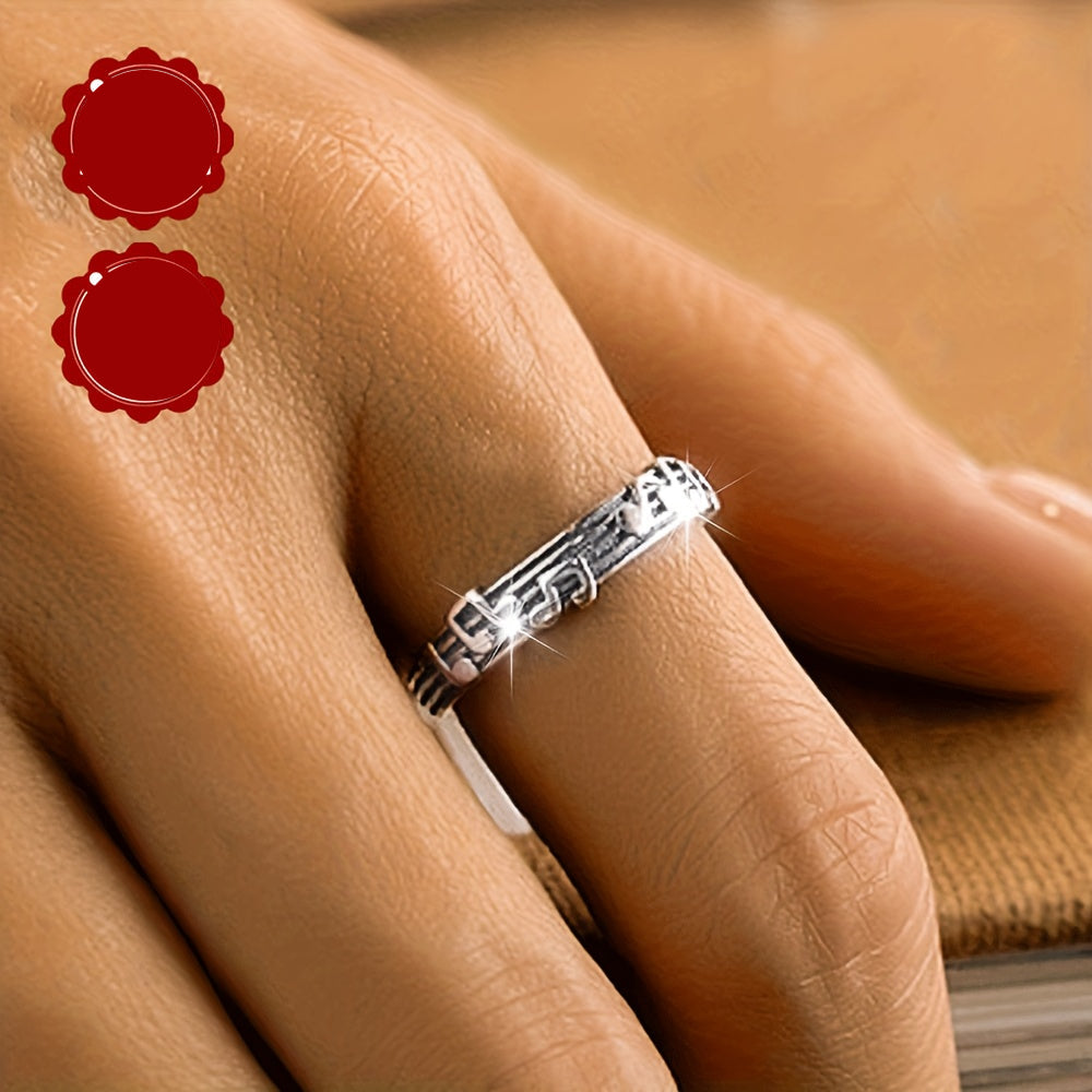 Melina | Ladies musical design ring | Silver