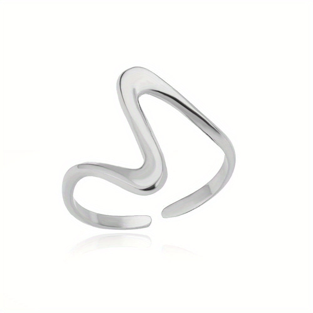 Kaelis | Unisex trendy wave ring | Gold