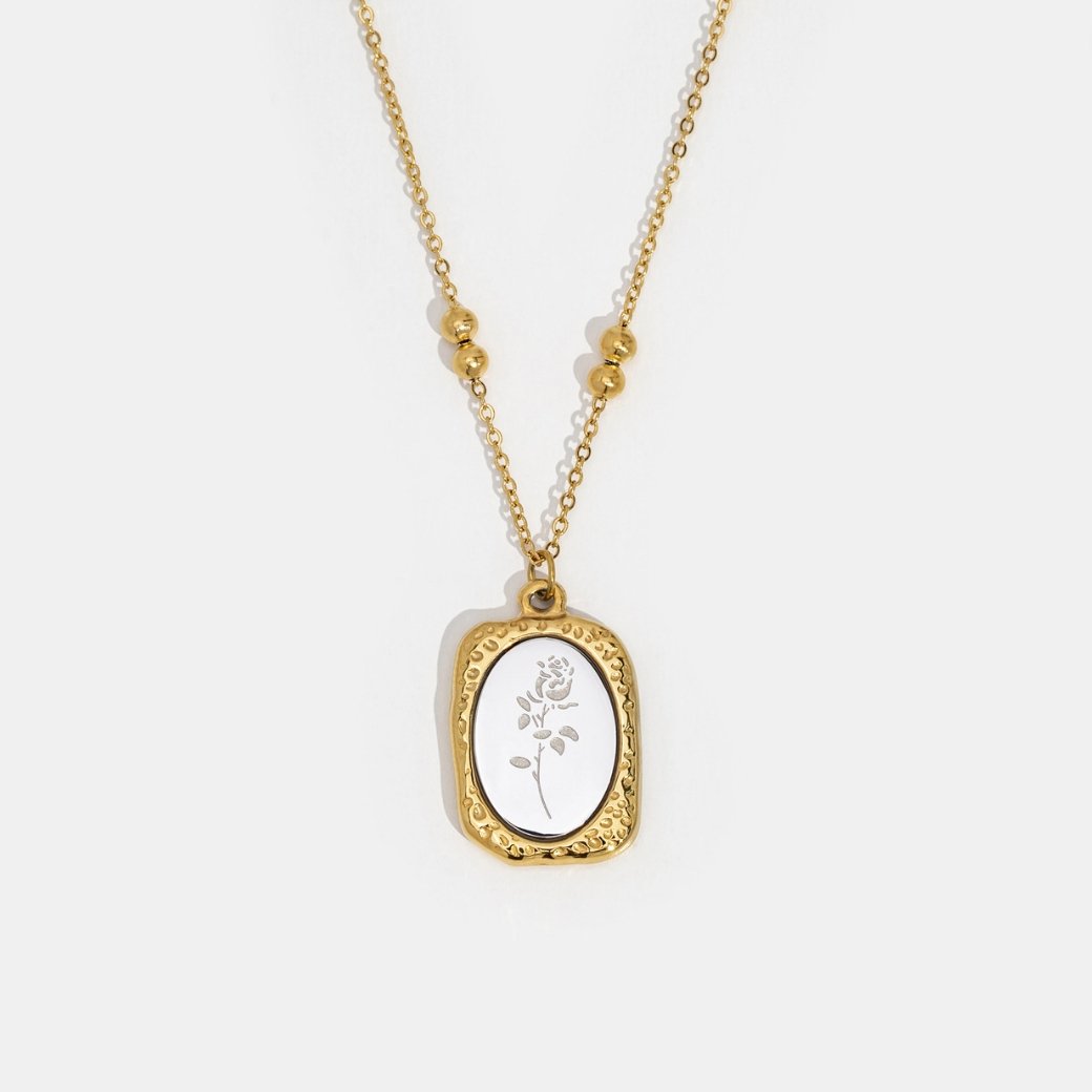 Fragile Love' Rose Necklace