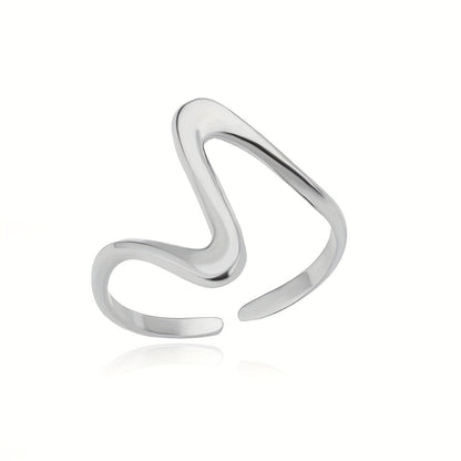 Kaelis | Unisex trendy wave ring | Gold