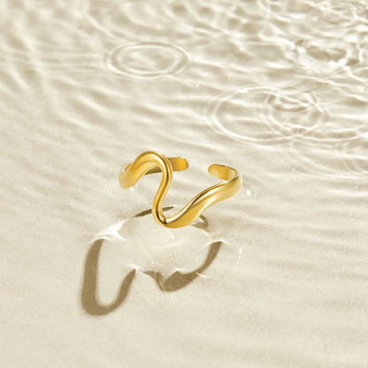 Golden Wave Ring | ring Elegant | Timeless