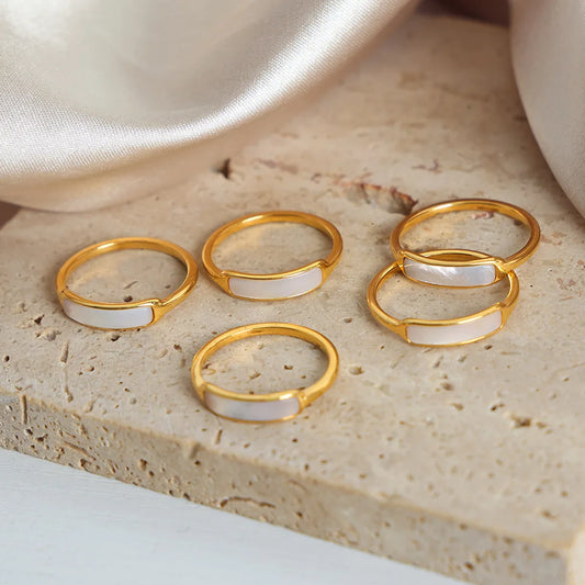 Shell Accent Toroidal Ring