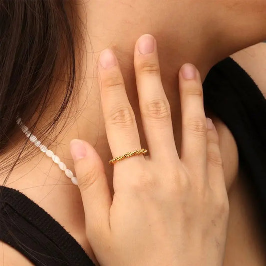 The Ember Twist Ring