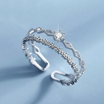 Graceful Moment | Ring Elegant | Layered Flower Design