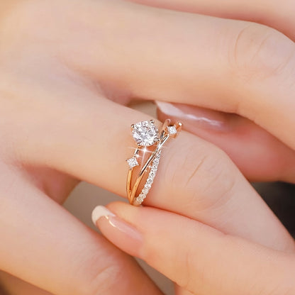 Lumira | Women's Adjustable Starry Sky Ring | Gold