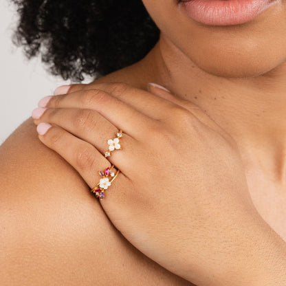 Flower Opal Ring
